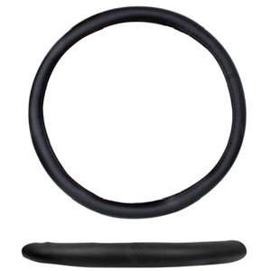 FUNDA PARA VOLANTE EXTRA EXTRA GRANDE DE 45 CM LISA NEGRA.