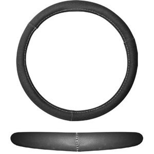 FUNDA PARA VOLANTE EXTRA EXTRA GRANDE NEGRA DE 45 CM CON PUNTOS