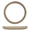 FUNDA PARA VOLANTE DE PIEL GRANDE DE 40 CM CON DEDOS MARCADOS BEIGE