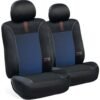 FUNDA PARA ASIENTO RED BULL 2 PLAZAS (6 PC) POWER BAR NEGRO CON AZUL