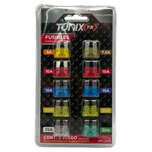 FUSIBLE DE CLAVIJA 10 PIEZAS 5A 7.5A 10A 15A