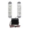 ESTROBO DE LEDS DOBLE ROJO CON AZUL.