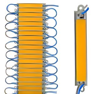 TIRA TIPO CHIP DE 7.5 CM CON LED COB AMARILLO.