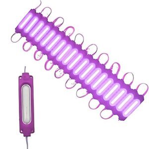 TIRA TIPO CHIP CON LED COB DE 7X2 CM MORADO
