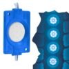TIRA TIPO CHIP REDONDO CON 9 LEDS COB AZUL
