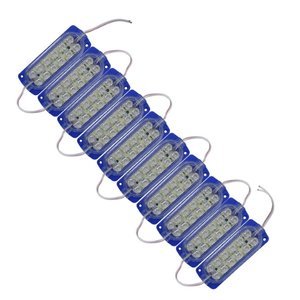 TIRA TIPO CHIP CON 12 LEDS 3528 AZUL