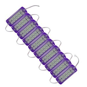 TIRA TIPO CHIP CON 12 LEDS 3528 MORADO