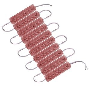 TIRA TIPO CHIP CON 6 LEDS 3528 ROJO