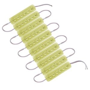 TIRA TIPO CHIP CON 6 LEDS 3528 AMARILLO