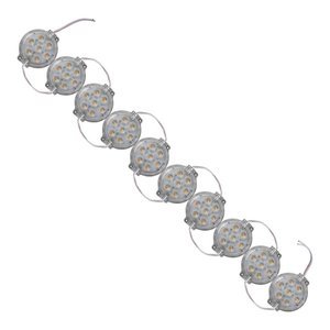TIRA TIPO CHIP REDONDO CON 7 LEDS  BLANCO