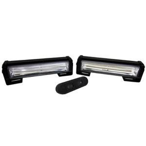 ESTROBO COB DE 10W CADA UNO Y 6 FUNCIONES BLANCO.