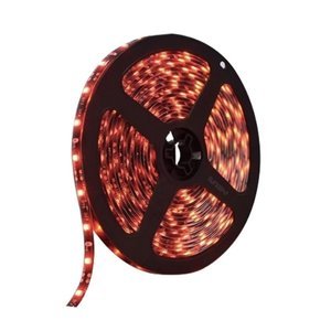 ROLLO LED 3528 DE 5M CON 60 LEDS/M FONDO NEGRO ROJO