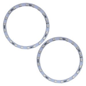 OJOS DE ÁNGEL DE LEDS DE 7 CM DE DIÁMETRO AZUL.