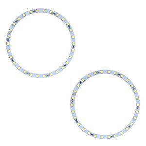 OJOS DE ÁNGEL CON 21 LEDS DE 9 CM DE DIÁMETRO AZUL.