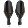 LAMPARA DIRRECCIONAL PARA MOTO C/5 LED AZUL  AMBAR Y CUBIERTA TIPO GEL