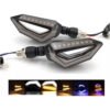 LAMPARA DIRRECCIONAL PARA MOTO C/9 LED BLANCO  AMBAR Y CUBIERTA TIPO GEL