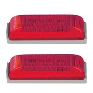 PLAFÓN CUADRADO CON10 LEDS ROJO.