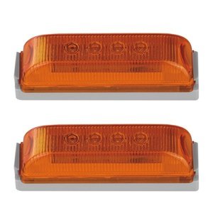 PLAFÓN CUADRADO CON10 LEDS ÁMBAR.