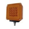 PLAFÓN CUADRADO 35 LEDS C/ OJO DE ANGEL TIPO GEL DOBLE CARA AMBAR/ROJO. DERECHA. (ALTA, BAJA Y ESTRO