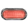 PLAFÓN OVALADO UNIVERSAL PARA CAMIÓN CON 27 LEDS ROJO.