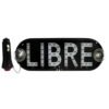 LETRERO P/TAXI LIBRE CON LED ROJO