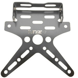 MA-M161S PORTA PLACA DE METALICO DE 16C18CM PARA MOTO PLATA