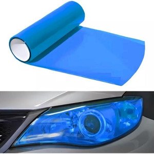PAPEL AUTOADHERIBLE PARA FARO DE 0.30X10 M AZUL.