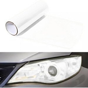 PAPEL AUTOADHERIBLE PARA FARO DE 0.30X10 M AZUL TRANSPARENTE.