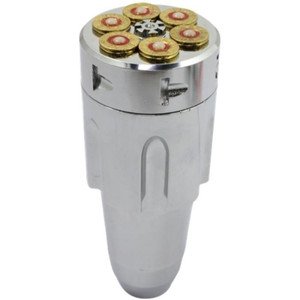 PERILLA UNIVERSAL CROMADA TIPO CILINDRO REVOLVER