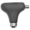 PERILLA UNIVERSAL DE VINIL PARA AUTOMÁTICO CON NEGRO.