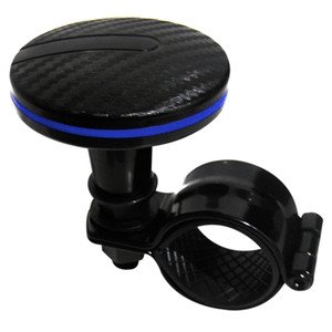 PERILLA PARA VOLANTE COMBINADA CON VINIL NEGRO CON AZUL