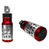 PEDAL PARA MOTO ALUMINIO PERFORADO ROJO