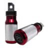 PEDAL PARA MOTO ALUMINIO LISO ROJO