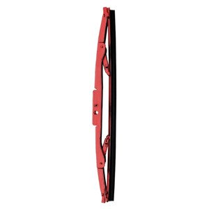 PLUMA LIMPIAPARABRISAS DOBLE DELGADA CROMO CON ROOJO 18