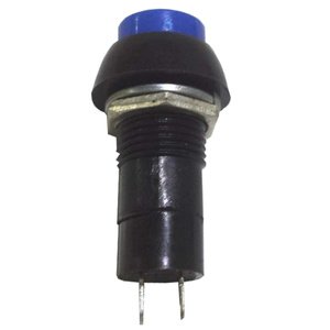 SWITCH TIPO BOTON AZUL ON/OFF GRANDE DE 1.8x3.4 cm.