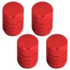 TAPON DE VALVULA CILINDRICO 4 PZAS. ROJO