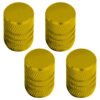 TAPON DE VALVULA CILINDRICO 4 PZAS. AMARILLO