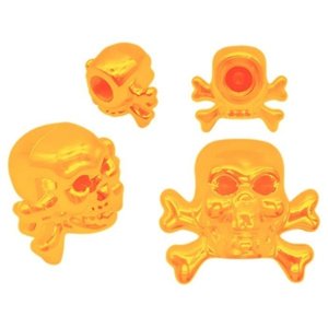 TAPON DE VALVULA CALAVERA 4 PZAS. DROADO