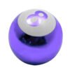 TAPON DE VALVULA BOLA 8 4 PZAS MORADO