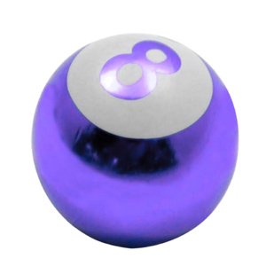 TAPON DE VALVULA BOLA 8 4 PZAS MORADO