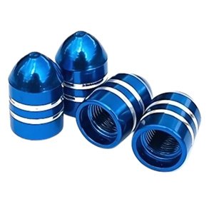 TAPON DE VALVULA BALA 4 PZAS. AZUL