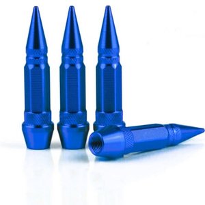 TAPON DE VALVULA BALA GRANDE 4 PZAS. AZUL
