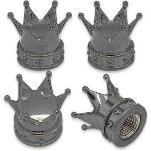 TAPON DE VALVULA CORONA 4 PZAS. NEGRO