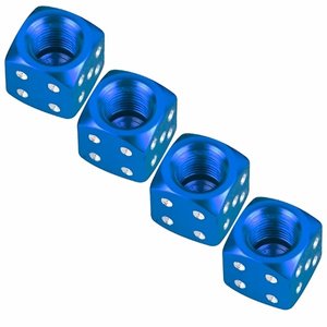 TAPON DE VALVULA DADO 4 PZAS. AZUL