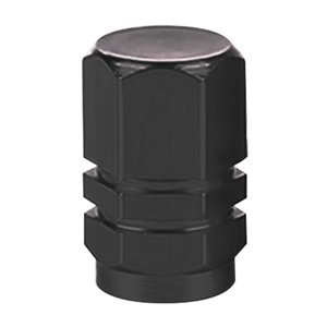 TAPON DE VALVULA HEXAGONAL 4 PZAS. NEGRO