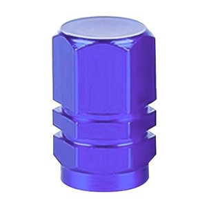 TAPON DE VALVULA HEXAGONAL 4 PZAS. NARANJA MORADO