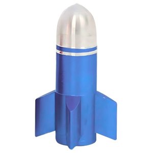 TAPON DE VALVULA COHETE GRANDE 4 PZAS. AZUL