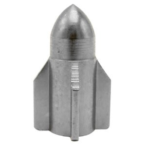 TAPON DE VALVULA COHETE 4 PZAS. PLATA