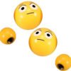 TAPON DE VALVULA EMOJI EMOCIÓN 4 PZAS