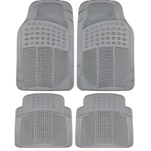 TAPETE DE VINIL 4 PIEZAS 2.2KG NEGRO
